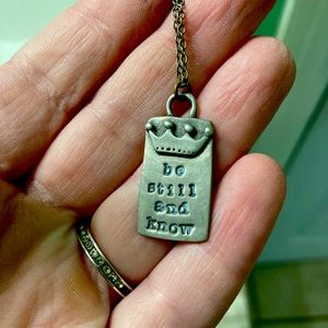 Lisa Leonard “Be Still and Know” Pendant